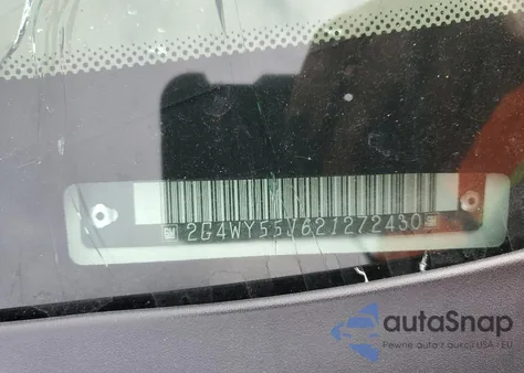 2002 Buick Century Limited from USA, damaged, VIN 2G4WY55J621272430